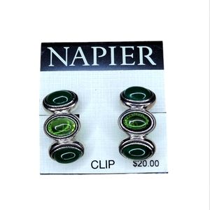 Napier clip on earrings